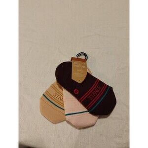 NEW Stance Casual Basic 3 Pack No Show Height Socks Small Men 3-5.5/ Women 5-7.5